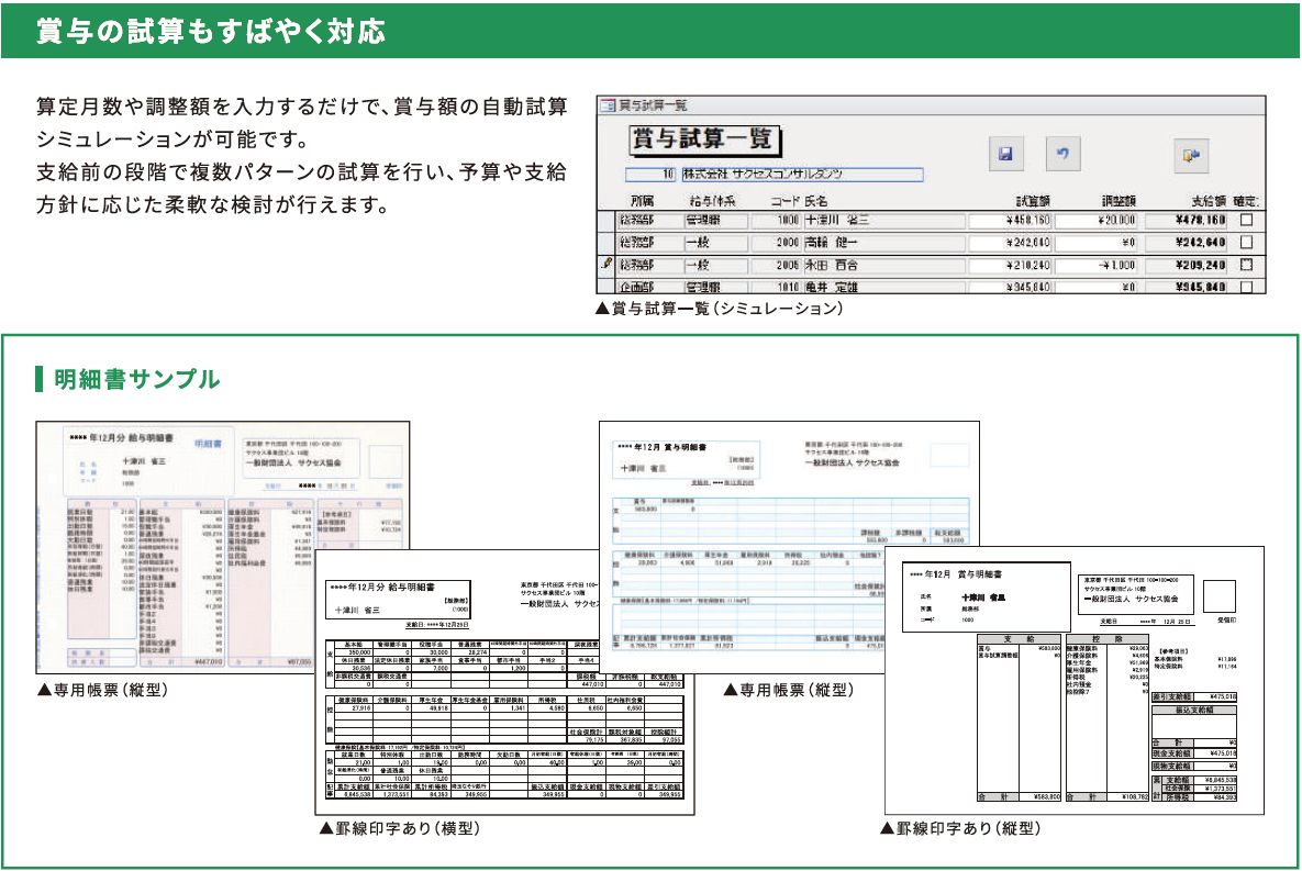 パワフル「給与」画面イメージ2